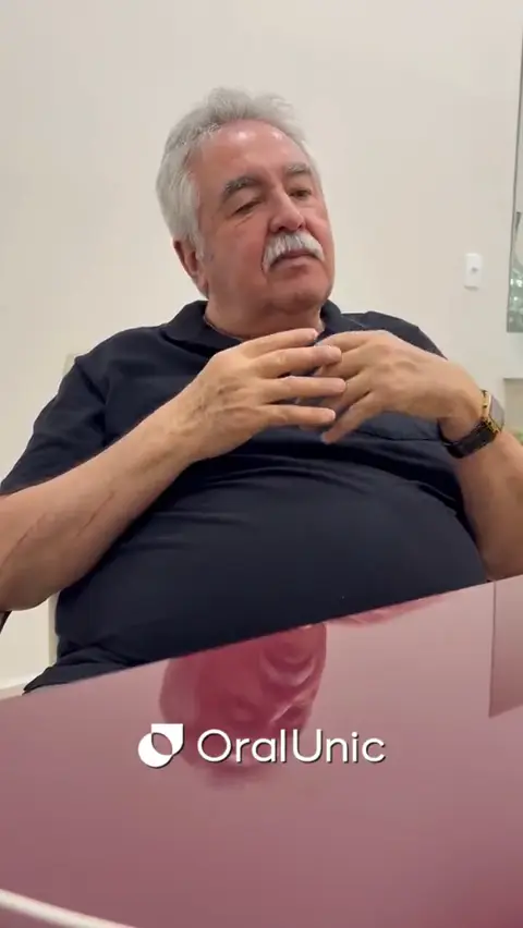Carlos Gilberto, paciente da Oral Unic Pelotas