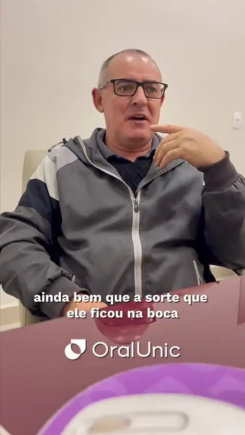 Francisco de Paula, paciente da Oral Unic Pelotas